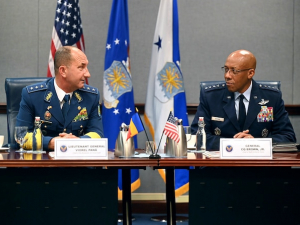Readout of US Air Force Chief of Staff Gen. CQ Brown, Jr.’s counterpart visit with Chief of the Romanian Air Force Staff Lt. Gen. Viorel Pană