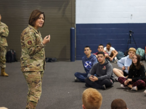 CMSAF focuses on future Air Force during Tinker AFB visit