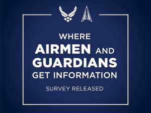 Airmen, Guardians can influence how leaders share information through latest WAGGI survey  