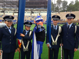 Duke color guard