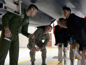Det 585 Visits Seymour Johnson AFB